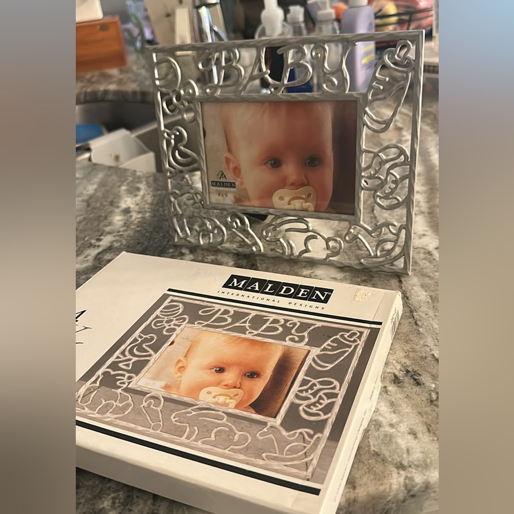 Malden Decorative Silver Picture Frame